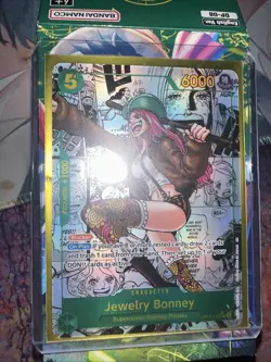 Jewelry Bonney OP12-118 Legacy of the Master One Piece Card Game Mint Condition - Image 1