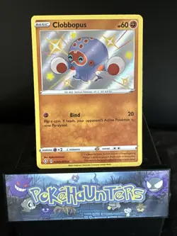 Pokemon Card Clobbopus SV072/SV122 Hidden Fates Baby Shiny Near Mint - Image 1