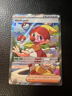 # Pokemon TCG Harlequin 163/086 Full Art Ultra Rare Holo Card Sv: White Flare NM - Image 1