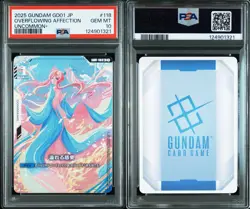 PSA10 Gundam Card Game Overflowing Affection U+ Parallel GD01-118 - Image 1