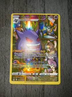 Pokemon Card - Gengar TG06/TG30 Ultra Rare Lost Origin Trainer Gallery SWSH Holo - Image 1