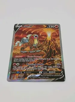 Entei V GG36/GG70 Pokemon TCG Crown Zenith Galarian Gallery - Image 2