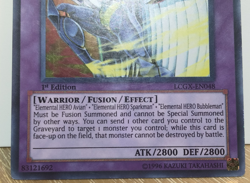 Yu-Gi-Oh! Elemental HERO Tempest LCGX-EN048 Super Rare Unlimited Edition - LP - Image 5