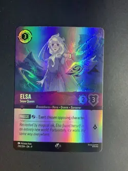 Disney Lorcana Fabled Elsa - Snow Queen (Epic) 210/204 Holofoil NM - Image 1