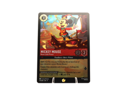Mickey Mouse Brave Little Prince Lorcana Fabled Legendary COLD FOIL NM 111/204 - Image 1