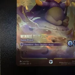 Disney Lorcana Winnie the Pooh-Hunny Wizard Enchanted Holo Foil 227/204 EN - Image 3