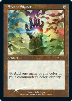 Foil - Arcane Signet (Retro Frame) - 1 - MagicFest Cards - LP - Image 1
