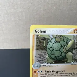 Pokemon Nintendo 2003 Ex Dragon Golem e reader Holo Rare Card 5/97 LP - Image 3
