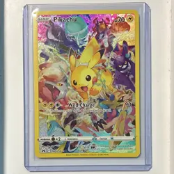 Pokemon TCG Pikachu 160/159 Crown Zenith Secret Rare Full Art Holo Card - Image 1