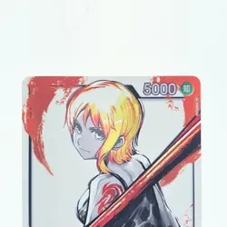 ONE PIECE Card Nami Parallel OP03-040 C Rank Visible Wear Japan JP F/S - Image 3