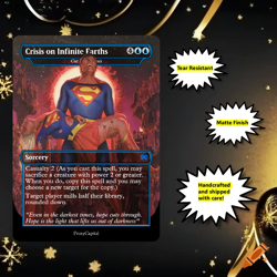 Mtg - Superman - DC - Playtest Card Commander EDH - Matte Finish - Image 1