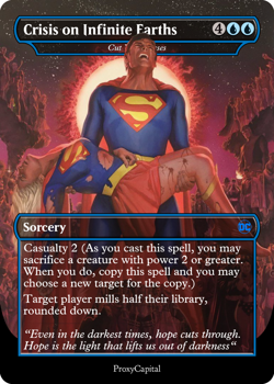 Mtg - Superman - DC - Playtest Card Commander EDH - Matte Finish - Image 2