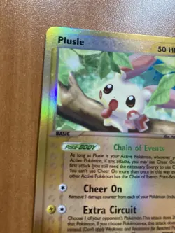 Pokemon TCG English Card ex Dragon Plusle 8/97 Rare Reverse Holo Fast Ship NM - Image 5