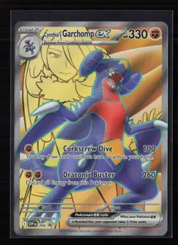 Cynthia's Garchomp ex 204 Holo Pokemon TCG SV: Scarlet & Violet Promo Cards NM - Image 1
