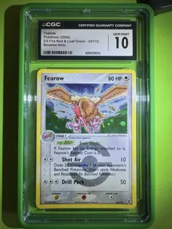 Pokemon TCG Reverse Holo Fearow Card 24/112 FireRed & LeafGreen - Image 1