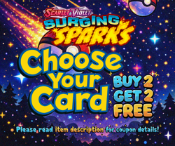 Surging Sparks CHOOSE YOUR CARD Holo & Reverse & ex Buy 2 Get 2 FREE - Image 1