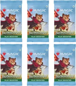 6 Packs MTG Play Booster Pack Lot for MTG Bloomburrow - Image 1