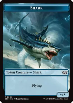 Shark // Copy Double-Sided Token DSC 4 // 1 MTG Commander: Duskmourn: House o... - Image 1