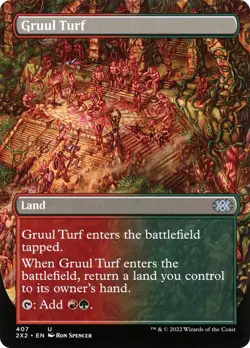 Gruul Turf (Borderless) Double Masters 2022 Foil LP - Image 1