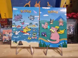 Pokemon Electric Pika Card Database - Surfing & Relaxing Poke Gallery - Lot Of 2 - Image 1