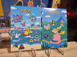 Pokemon Electric Pika Card Database - Surfing & Relaxing Poke Gallery - Lot Of 2 - Image 2