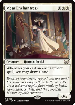 Mesa Enchantress DSC 68 MTG Commander: Duskmourn: House of Horror Rare EN NM - Image 1