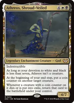 Athreos, Shroud-Veiled DSC 212 MTG Commander: Duskmourn: House of Horror Myth... - Image 1
