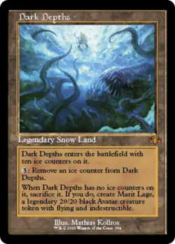 Dark Depths (Retro Frame) - 394 - NM - Dominaria Remastered - Image 1