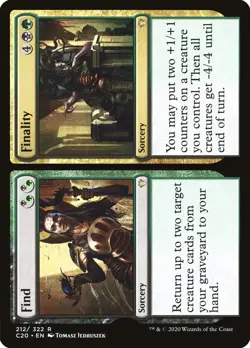 Find // Finality C20 212 MTG Commander 2020 Rare Normal EN NM - Image 1