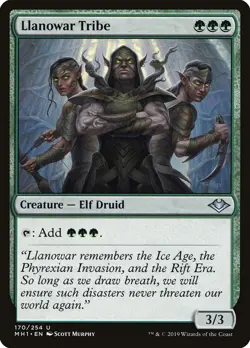 Llanowar Tribe - 170 - NM - Modern Horizons - Image 1