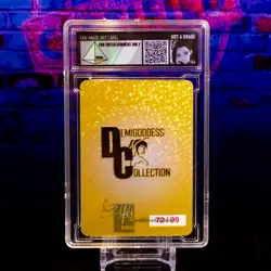 Momo Yaoyorozu Waifu Card Encased #/99 Gold Foil Demigoddess Collection SLAB MHA - Image 4