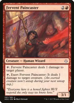 Fervent Paincaster HOU 91 MTG Hour of Devastation Uncommon Normal EN NM - Image 1