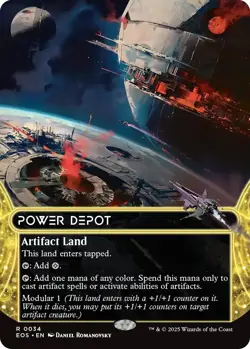 Power Depot (0034) (Borderless) EOS 34 MTG Edge of Eternities: Stellar Sights... - Image 1