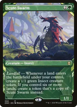 Scute Swarm (Showcase) Zendikar Rising NM - Image 1