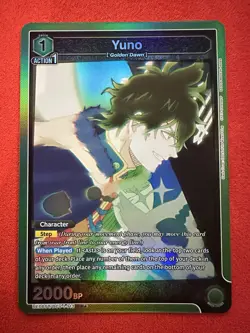 Union Arena TCG Trading Card Single Yuno R Parallel Foil Rare (Star) - Image 1