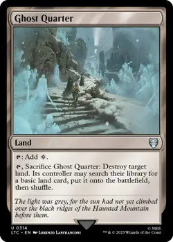 Ghost Quarter LTC 314 MTG Commander: The Lord of the Rings: Tales of Middle-e... - Image 1