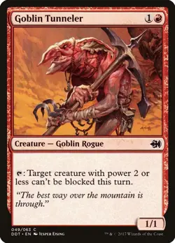 Goblin Tunneler Common Duel Decks: Merfolk vs. Goblins 49 NM MTG TCG - Image 1
