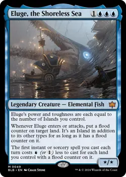 Eluge, the Shoreless Sea - Foil NM MTG Bloomburrow - Image 1