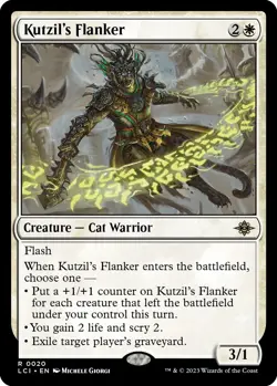 Kutzil's Flanker LCI 20 MTG The Lost Caverns of Ixalan Rare Normal EN NM - Image 1
