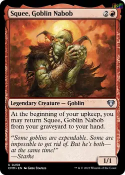 Foil Squee, Goblin Nabob - 258 - LP - Commander Masters - Image 1