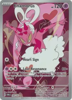 Lightly Played Enamorus - 180/167 - Illustration Rare Pokemon Twilight Masquerad - Image 1