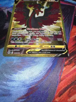 Pokemon Galarian Moltres V Secret Rare Full Art Holo 183/172 Brilliant Stars - Image 2
