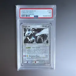 Lugia ex 105/115 Unseen Forces Holo 2005 Pokemon TCG English PSA 7 - Image 1