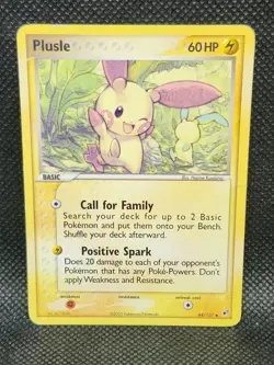 Pokemon Plusle Ex Deoxys 44/107 HP Condition - Image 1