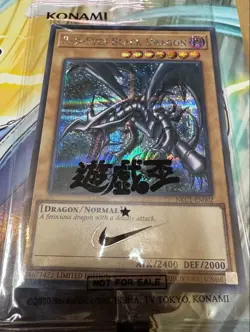 YuGiOh Red‑Eyes Black Dragon Secret Rare Nike Collaboration Promo Card + Jump - Image 4