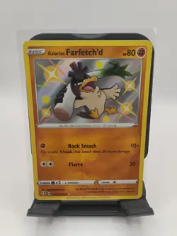 Galarian Farfetch'd SV063 Shining Fates Shiny Vault Pokemon Shiny Rare Near Mint - Image 1