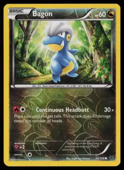 Bagon (54) 54/108 Reverse Holofoil Pokemon TCG XY - Roaring Skies LP - Image 1
