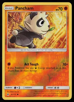 Pancham 65/131 Reverse Holofoil Pokemon TCG SM - Forbidden Light LP - Image 1