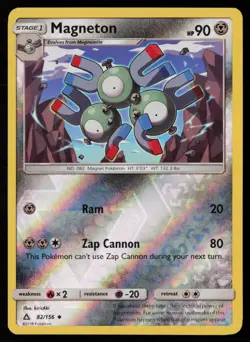 Magneton 82/156 Reverse Holofoil Pokemon TCG SM - Ultra Prism LP - Image 1