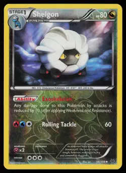 Shelgon 56/108 Reverse Holofoil Pokemon TCG XY - Roaring Skies LP - Image 1